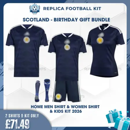 Scotland World Cup 2026 Full Kit Gift Set - Home Men, Women Shirts and Kid Football Kit