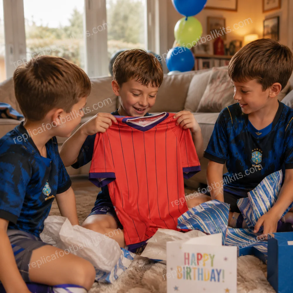 Scotland and Brazil World Cup 2026 Full Kit Gift Set – Away Kids Football Kits (With Socks) - GEN PIC