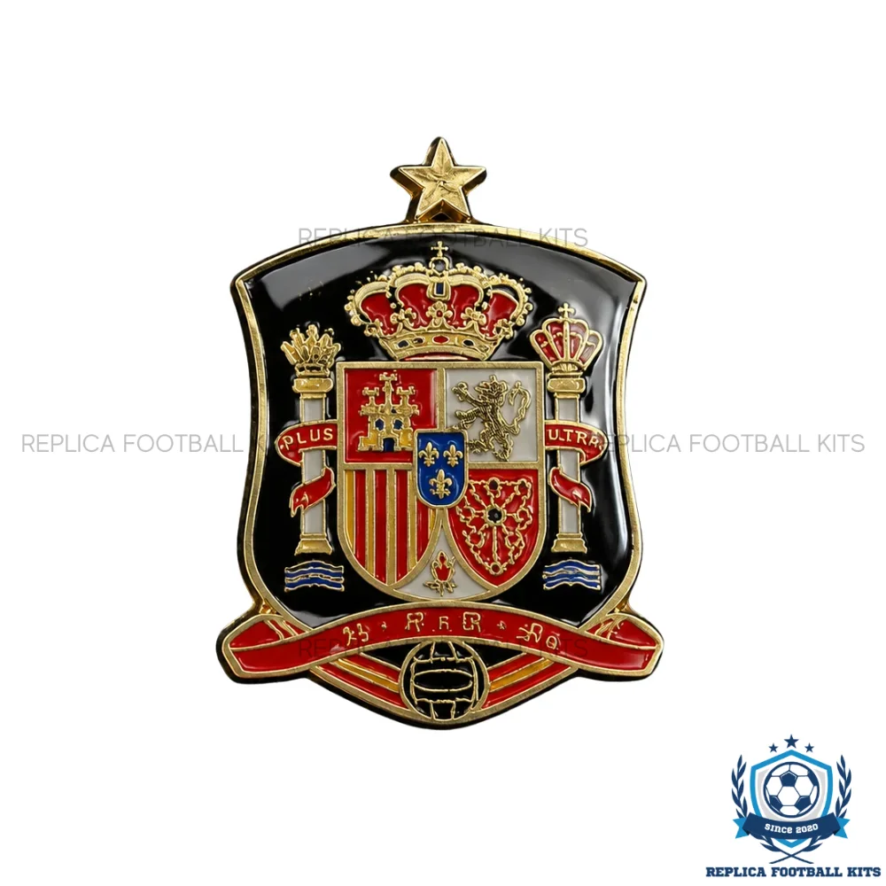 Spain Football Pin Badge - Front View