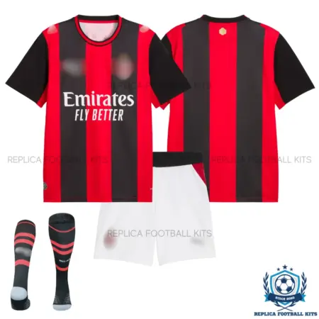 AC Milan Home Kid Replica Football Kit 2026/27 - overview