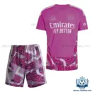 Arsn@l Purple Goalkeeper Kid Replica Football Kit 2026/27 - front view