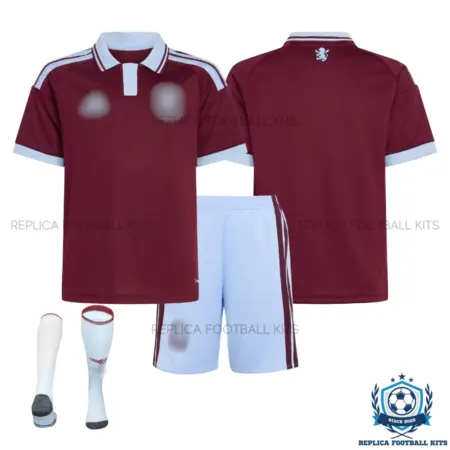 Aston Villa Home Kid Replica Football Kit 2026/27 - overview