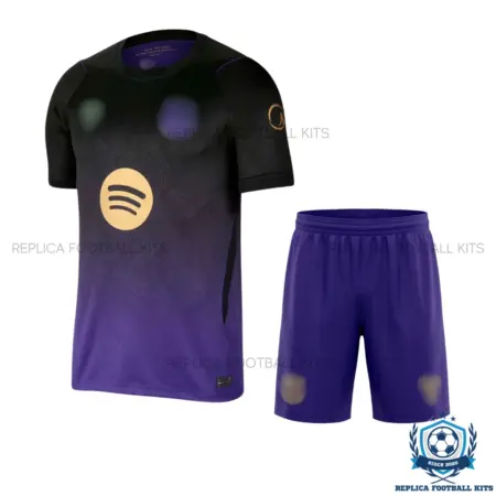 Barcelona Away Kid Replica Football Kit 2026/27 - front view