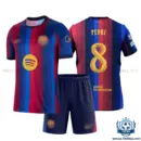 Barcelona PEDRI 8 Home Kid Replica Football Kit 2026/27 - overview