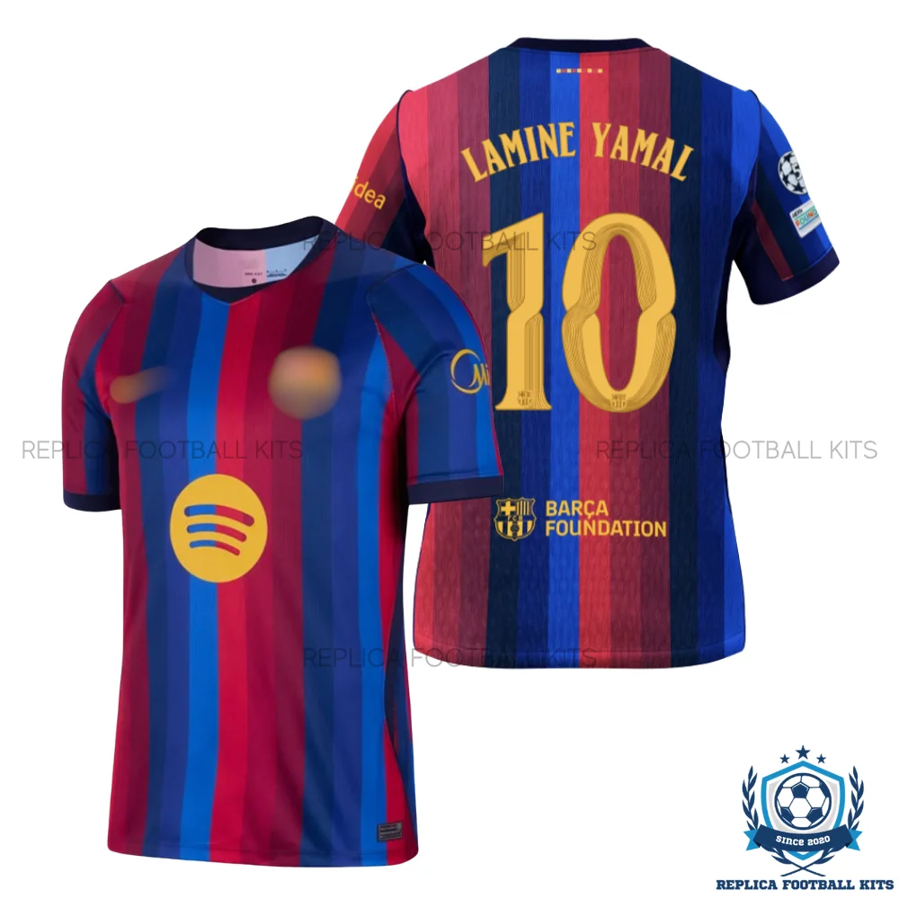 Barcelona LAMINE YAMAL 10 Home Men Replica Football Shirt 2026/27 - overview