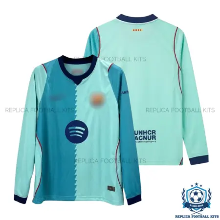 Barcelona Third Men Replica Football Shirt 2026/27 Long Sleeve - overview