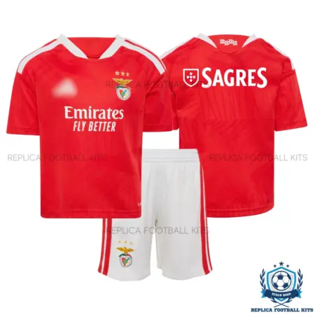 Benfica Home Kid Replica Football Kit 2026/27 - overview