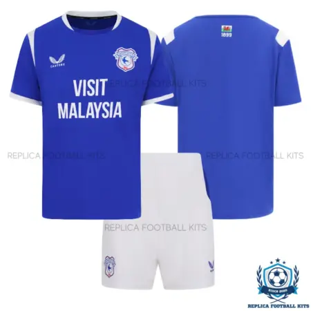 Cardiff City Home Kid Replica Football Kit 2026/27 - overview