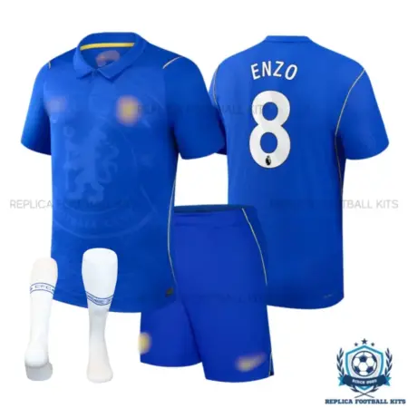 Chelsea ENZO 8 Home Kid Replica Football Kit 2026/27 - overview