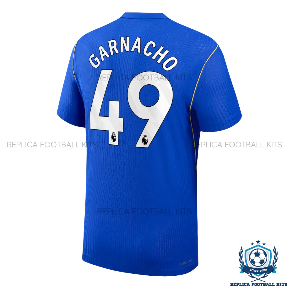 Chelsea GARNACHO 49 Home Men Replica Football Shirt 2026/27 - back view
