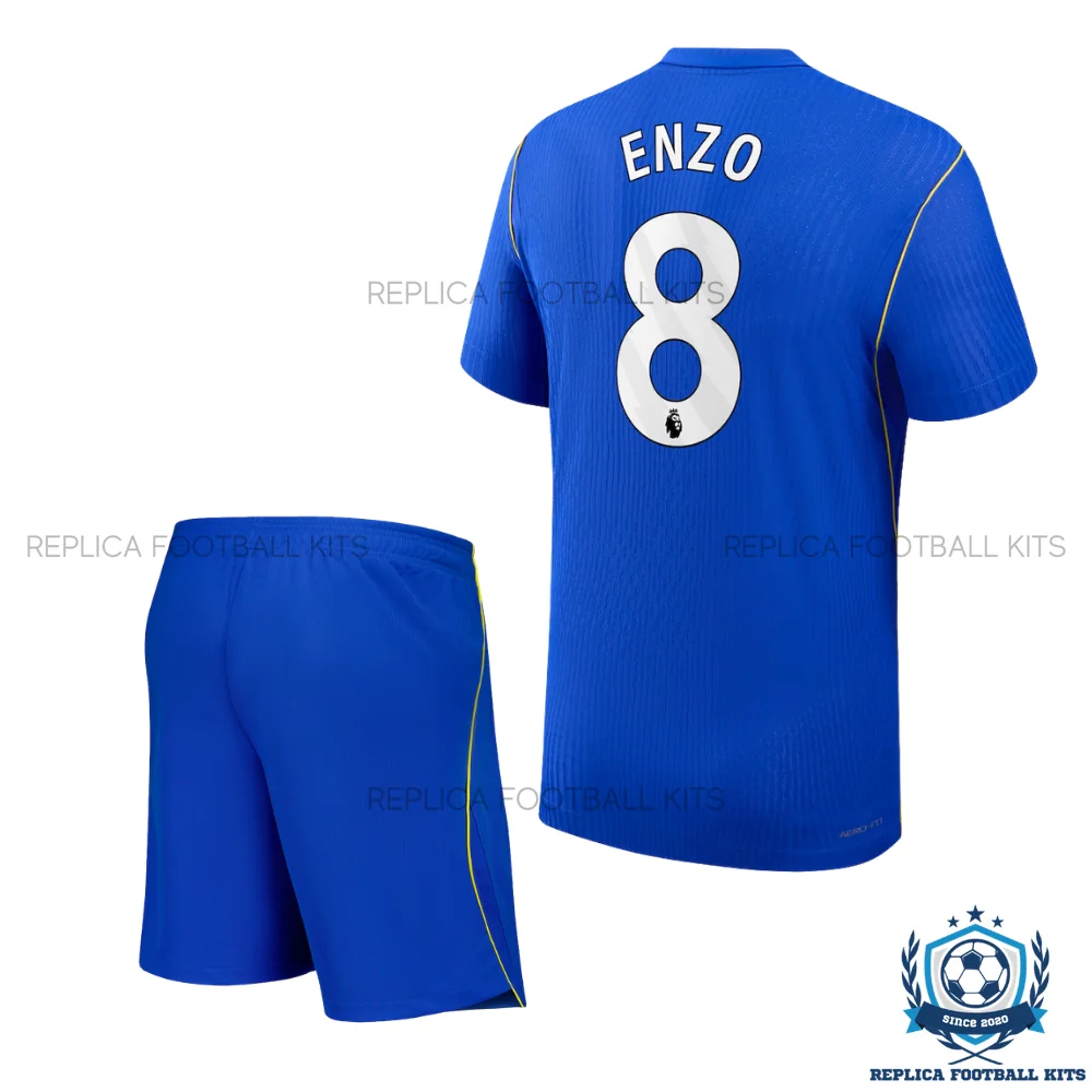 Chelsea ENZO 8 Home Kid Replica Football Kit 2026/27 - back view