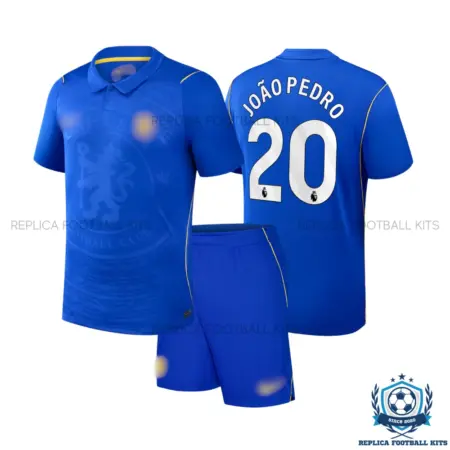 Chelsea JOÃO PEDRO 20 Home Kid Replica Football Kit 2026/27 - overview