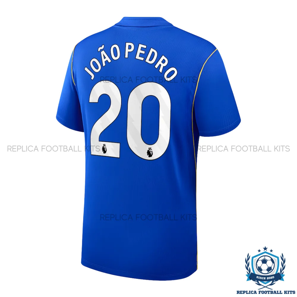 Chelsea JOÃO PEDRO 20 Home Men Replica Football Shirt 2026/27 - back view