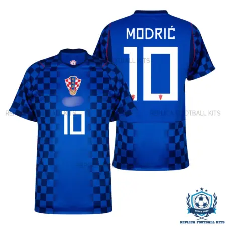 Croatia World Cup 2026 MODRIĆ 10 Away Men Replica Football Shirt overview