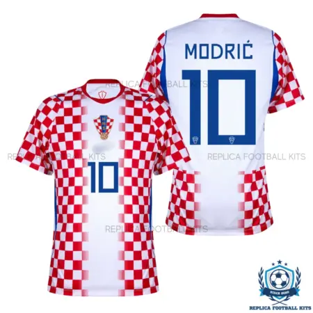 Croatia World Cup 2026 MODRIĆ 10 Home Men Replica Football Shirt - overview