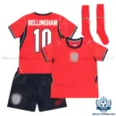 England World Cup 2026 BELLINGHAM 10 Away Kid Replica Football Kit - overview