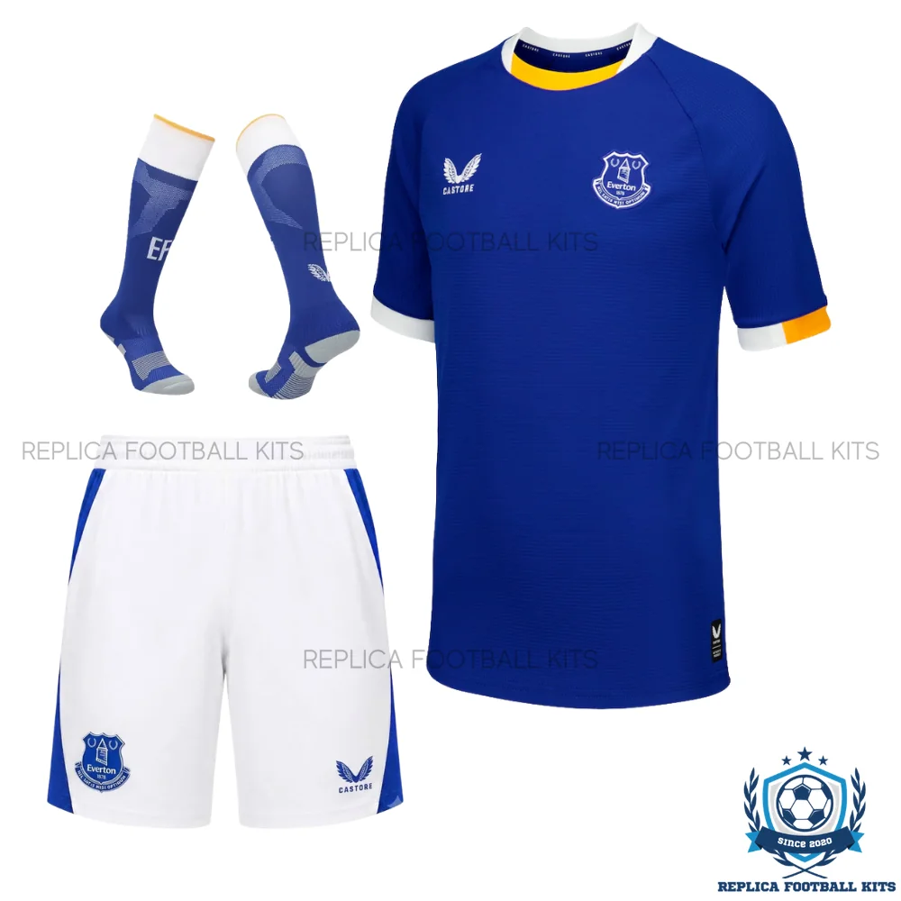 Everton Home Kid Replica Football Kit 2026/27 - front view