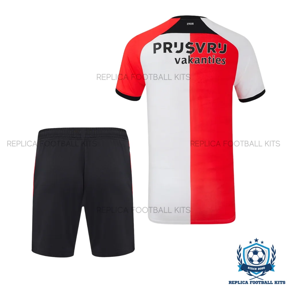 Feyenoord Home Kid Replica Football Kit 2026/27 - back view