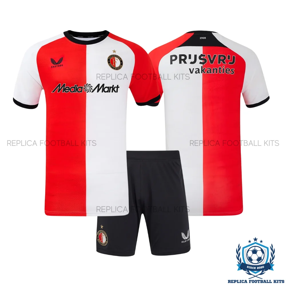Feyenoord Home Kid Replica Football Kit 2026/27 - overview