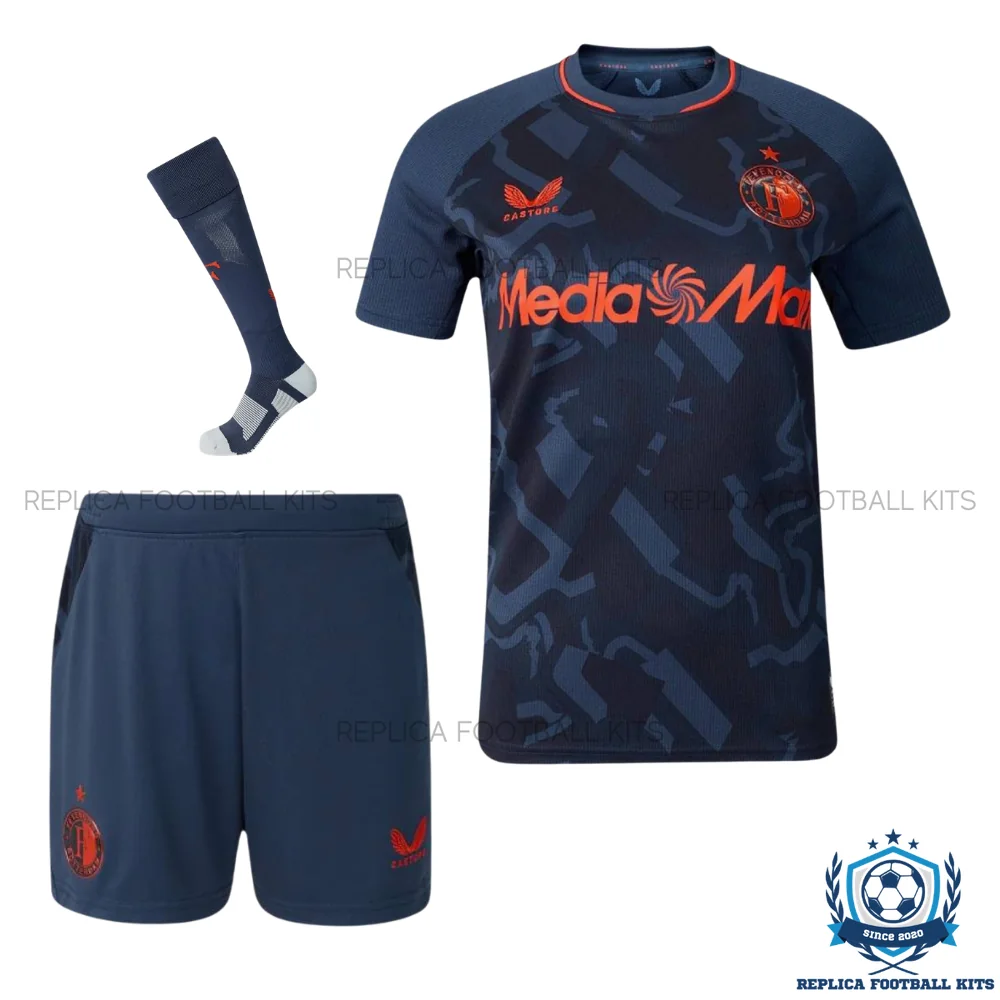 Feyenoord Third Kid Replica Football Kit 2026/27 - front view