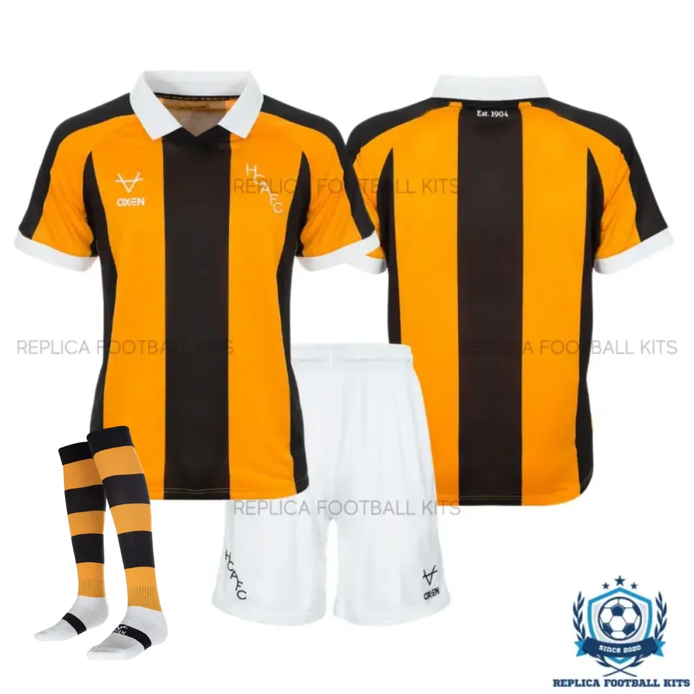 Hull City Home Kid Replica Football Kit 2026/27 - overview with socks