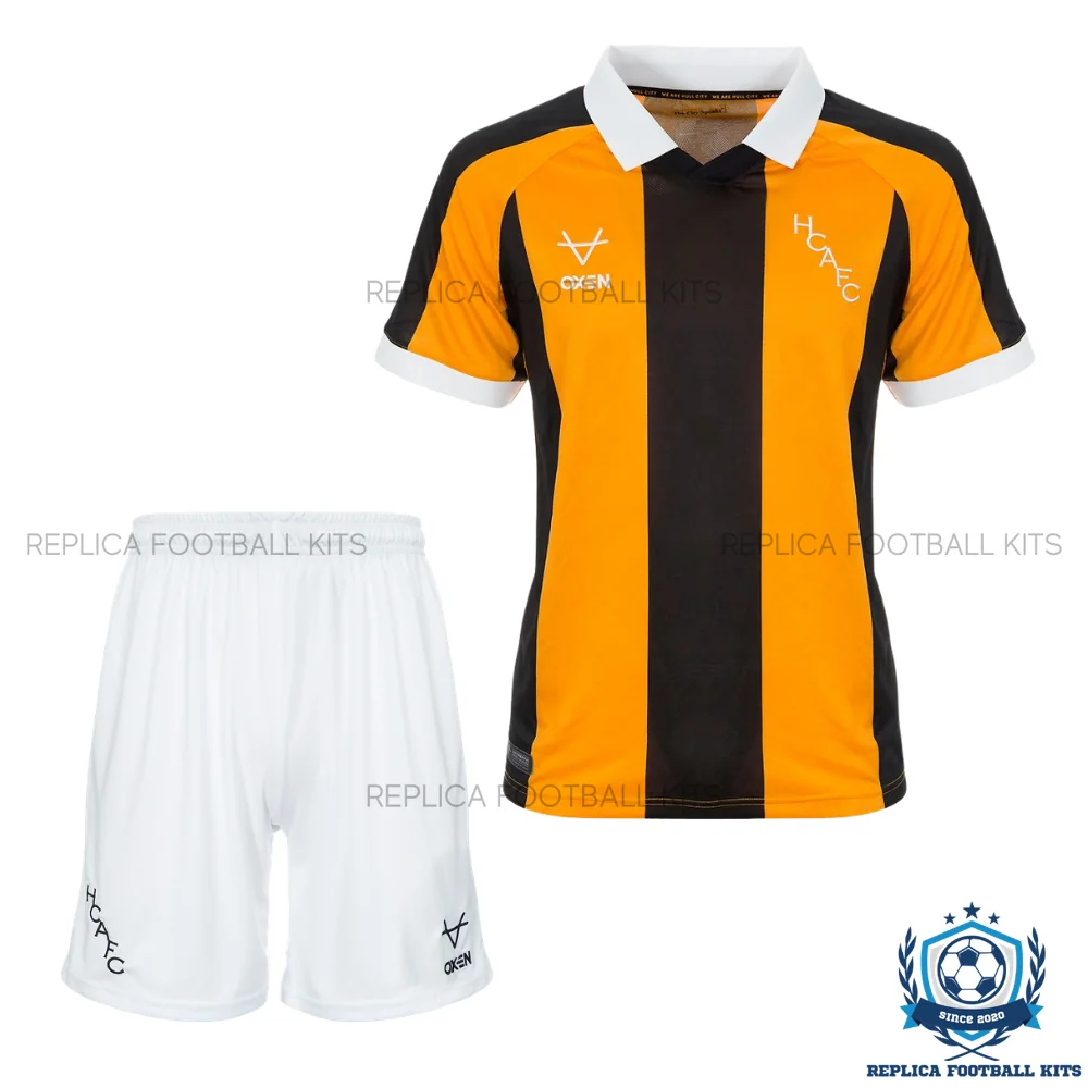 Hull City Home Kid Replica Football Kit 2026/27 - front view