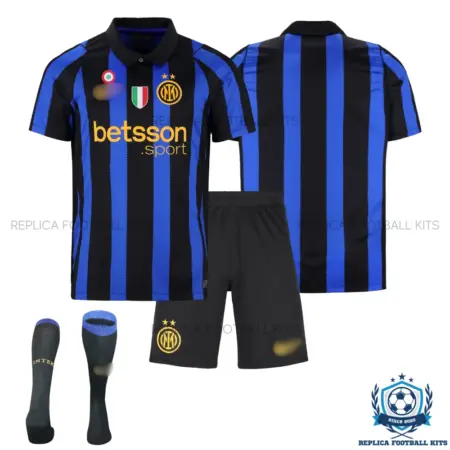 Inter Milan Home Kid Replica Football Kit 2026/27 - overview