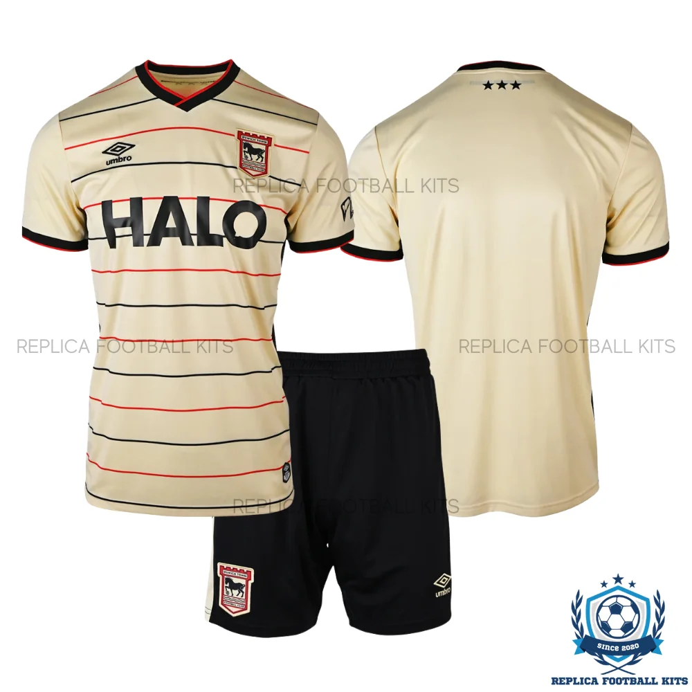 Ipswich Town Away Kid Replica Football Kit 2026/27 - overview