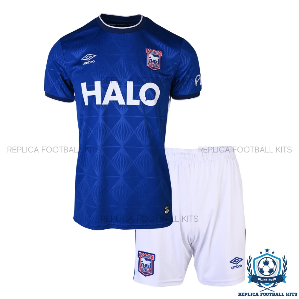 Ipswich Town Home Kid Replica Football Kit 2026/27 - front view