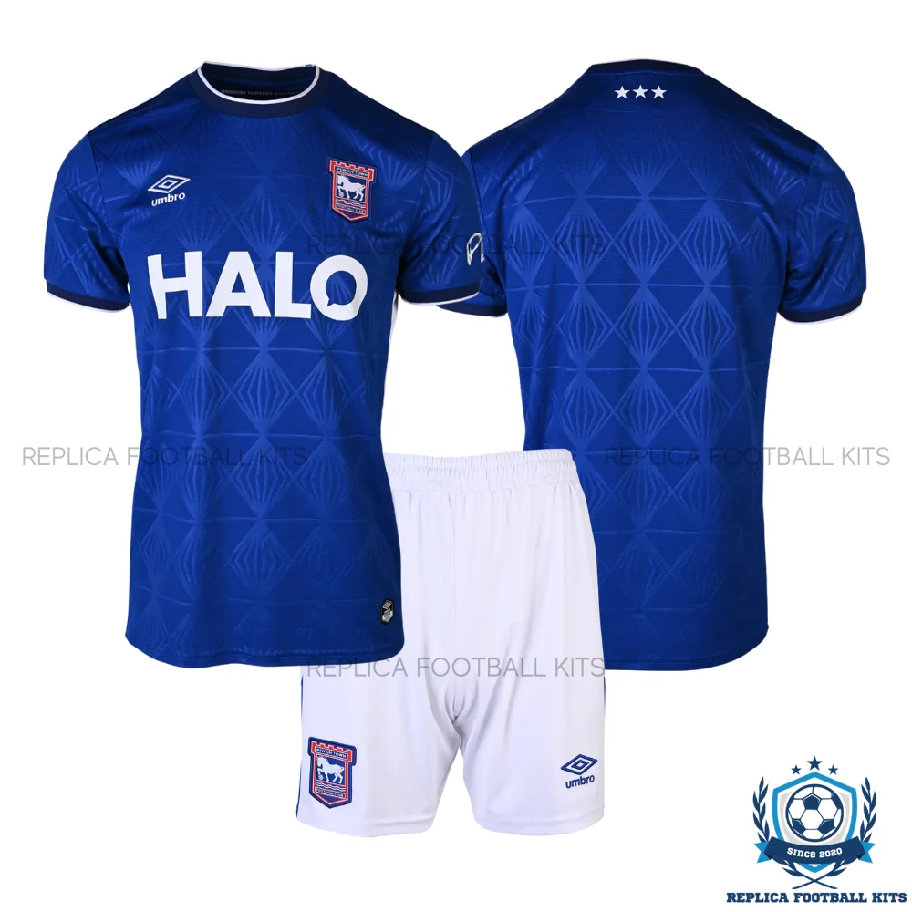 Ipswich Town Home Kid Replica Football Kit 2026/27 - overview