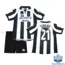 Retro Juventus ZIDANE 21 Home Kid Replica Football Kit 1997/98 - overview