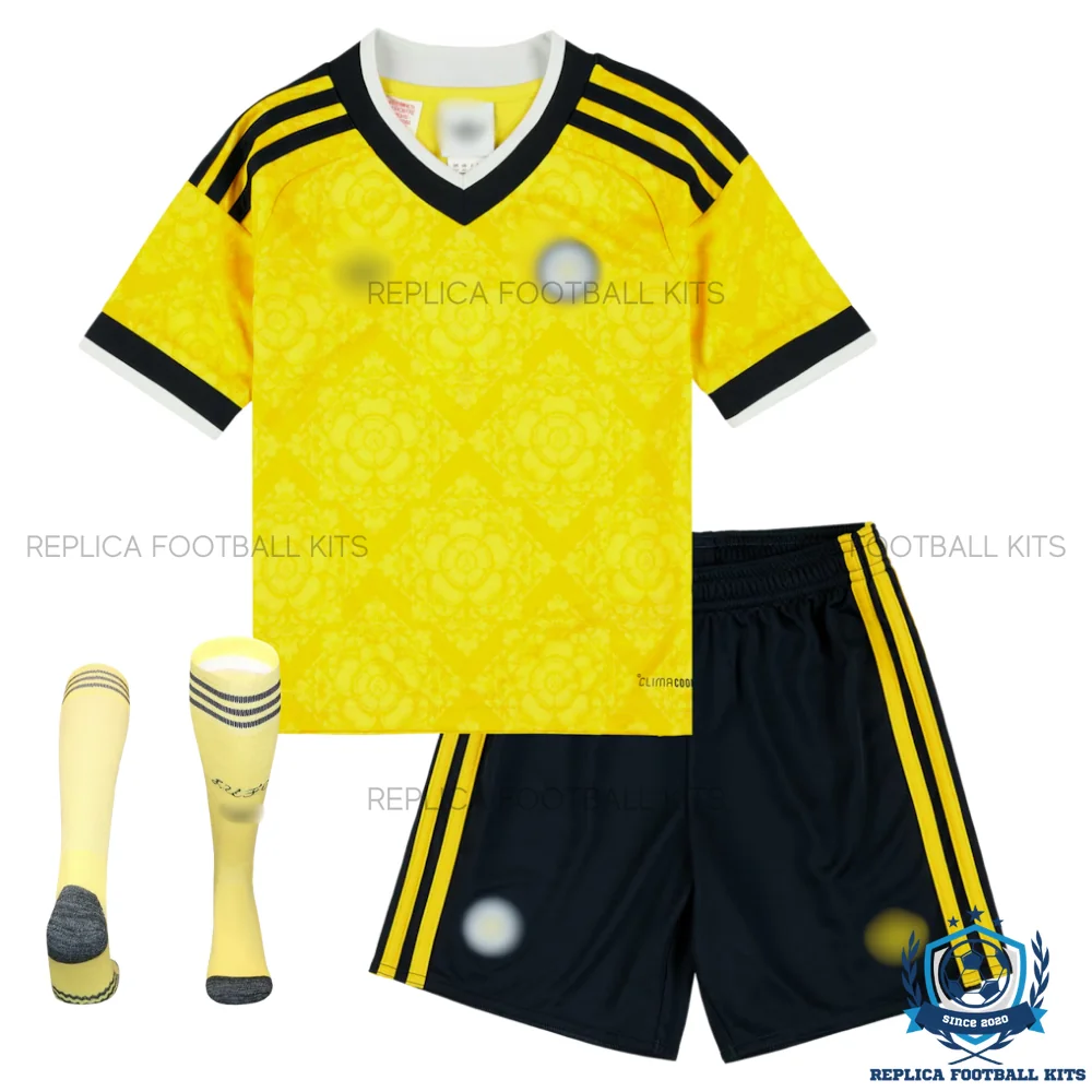Leeds United Away Kid Replica Football Kit 2026/27 - front view