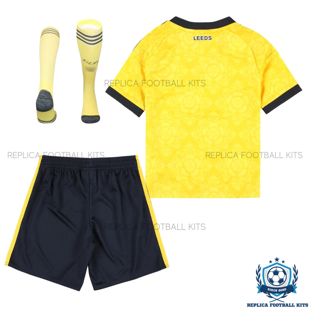Leeds United Away Kid Replica Football Kit 2026/27 - back view