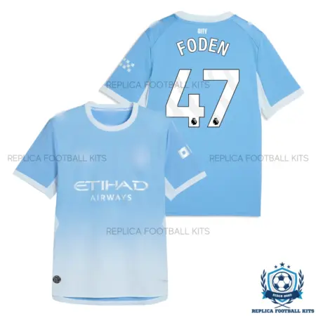 Manchester City FODEN 47 Home Men Replica Football Shirt 2026/27 - overview
