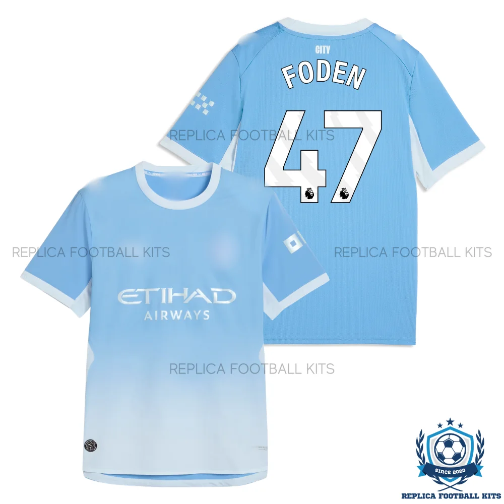Manchester City FODEN 47 Home Men Replica Football Shirt 2026/27 - overview