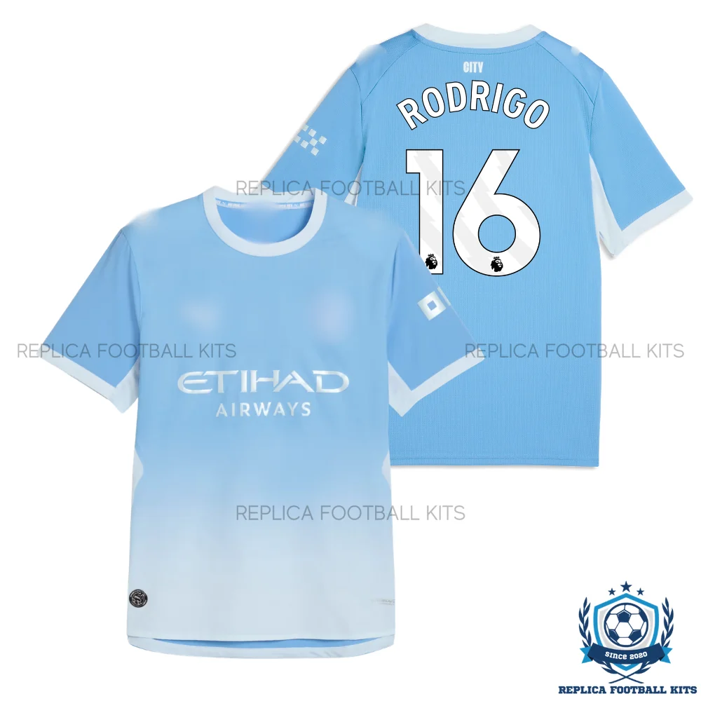 Manchester City RODRIGO 16 Home Men Replica Football Shirt 2026/27 - overview