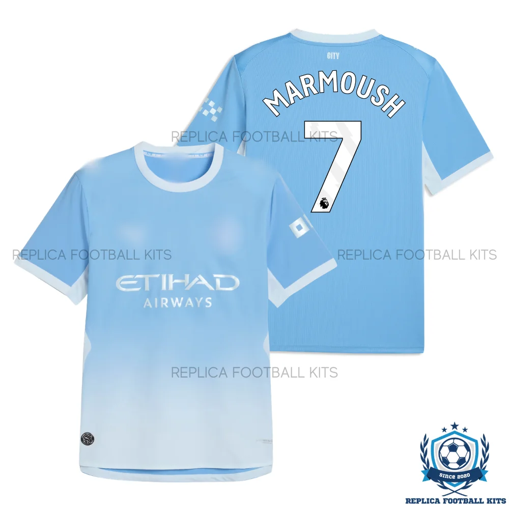 Manchester City MARMOUSH 7 Home Men Replica Football Shirt 2026/27 - overview