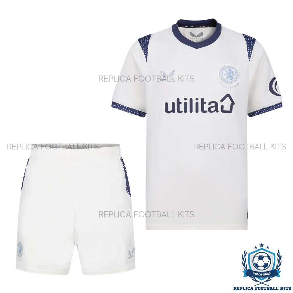 Middlesbrough Away Kid Replica Football Kit 2026/27 - front view