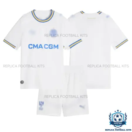 Olympique Marseille Home Kid Replica Football Kit 2026/27 - overview