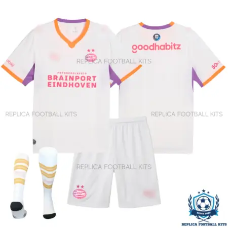 PSV Eindhoven Away Kid Replica Football Kit 2026/27 - overview