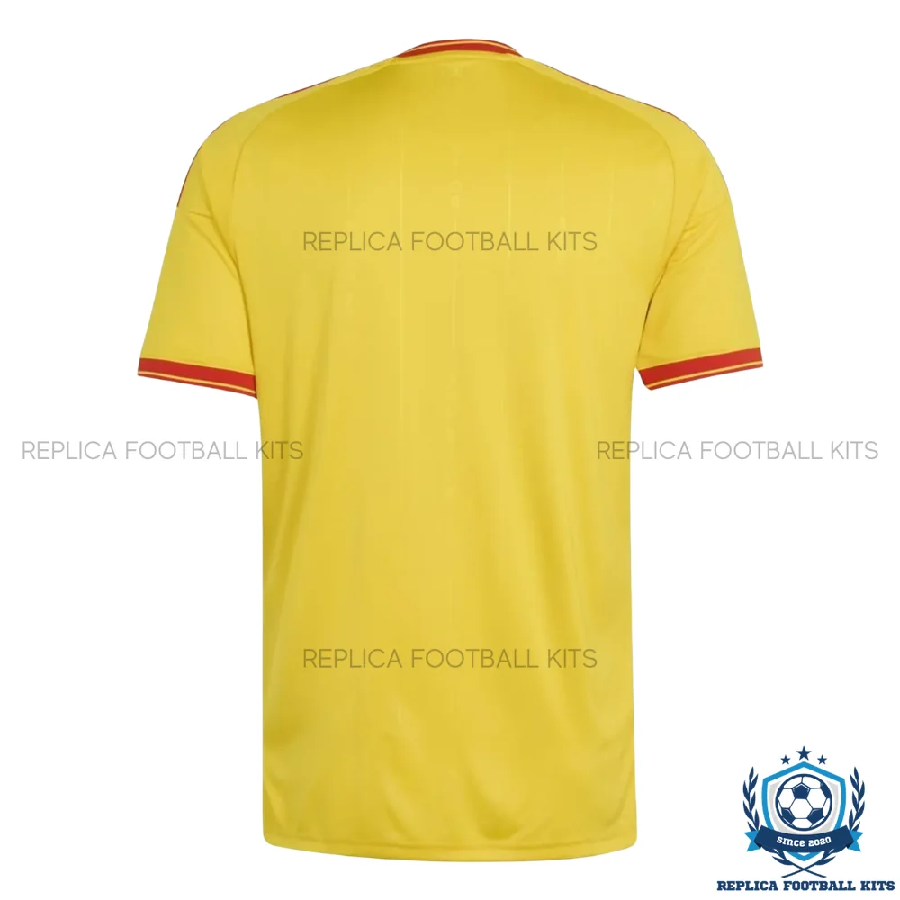 RC Lens Home Men Replica Football Shirt 2026/27 - back view