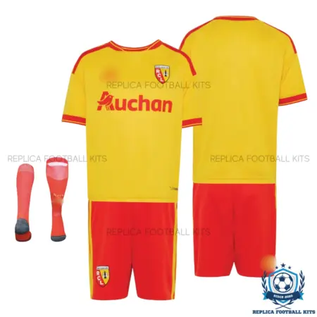 RC Lens Home Kid Replica Football Kit 2026/27 - overview