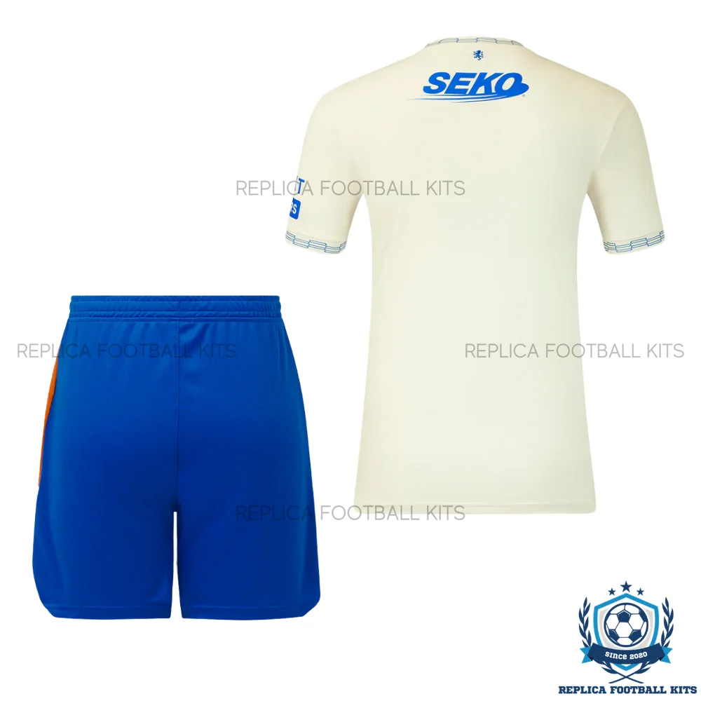 Rangers Away Kid Replica Football Kit 2026/27 - back view