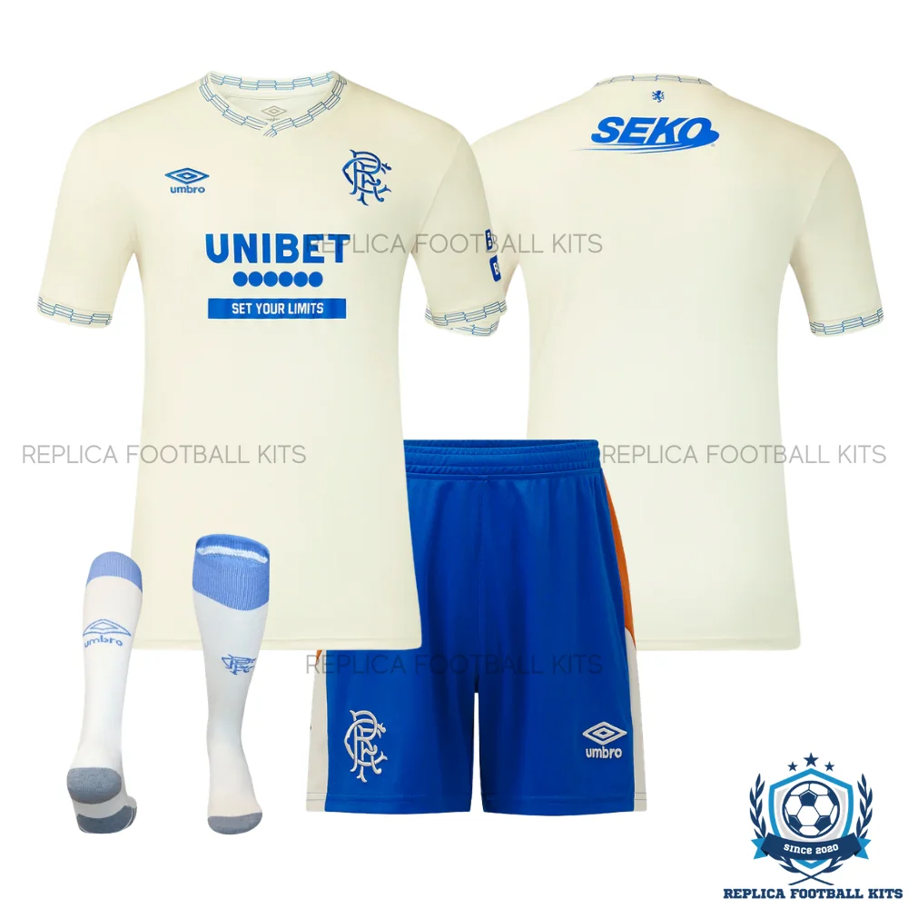 Rangers Away Kid Replica Football Kit 2026/27 - overview