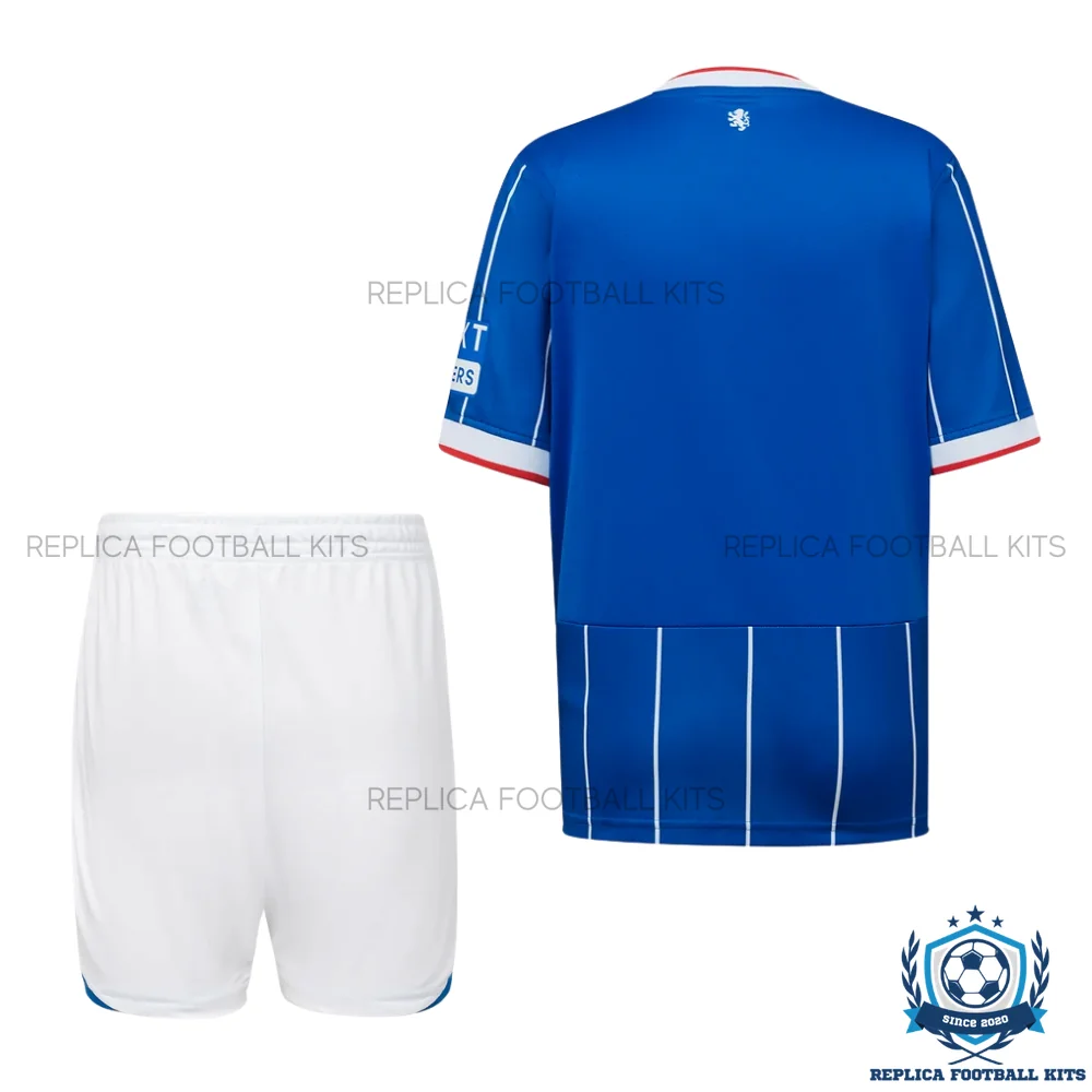 Rangers Home Kid Replica Football Kit 2026/27 - back view