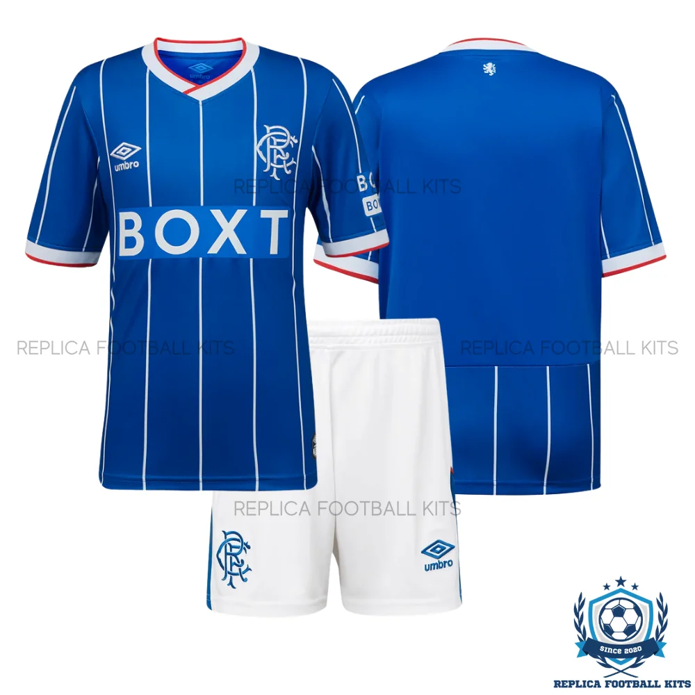 Rangers Home Kid Replica Football Kit 2026/27 - overview