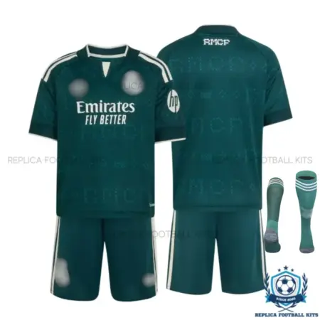 Real Madrid Away Kid Replica Football Kit 2026/27 - overview with socks
