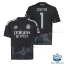 Real Madrid COURTOIS 1 Goalkeeper Men Replica Football Shirt 2026/27 - overview