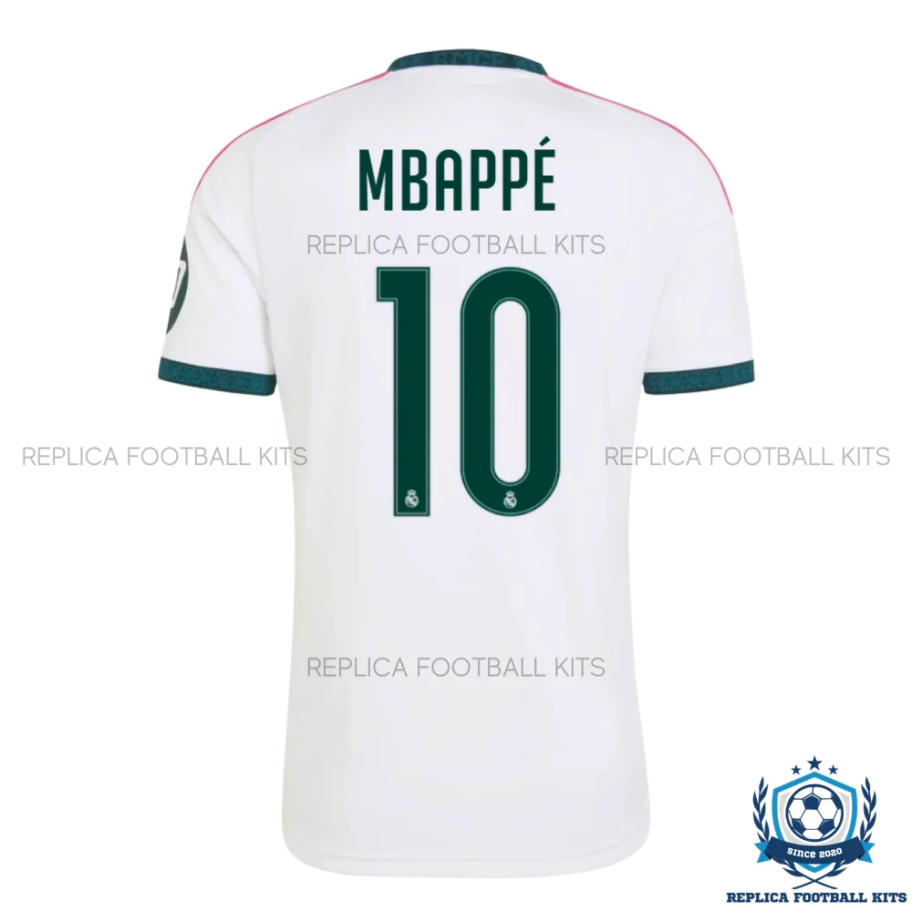 Real Madrid MBAPPÉ 10 Home Men Replica Football Shirt 2026/27 - back view