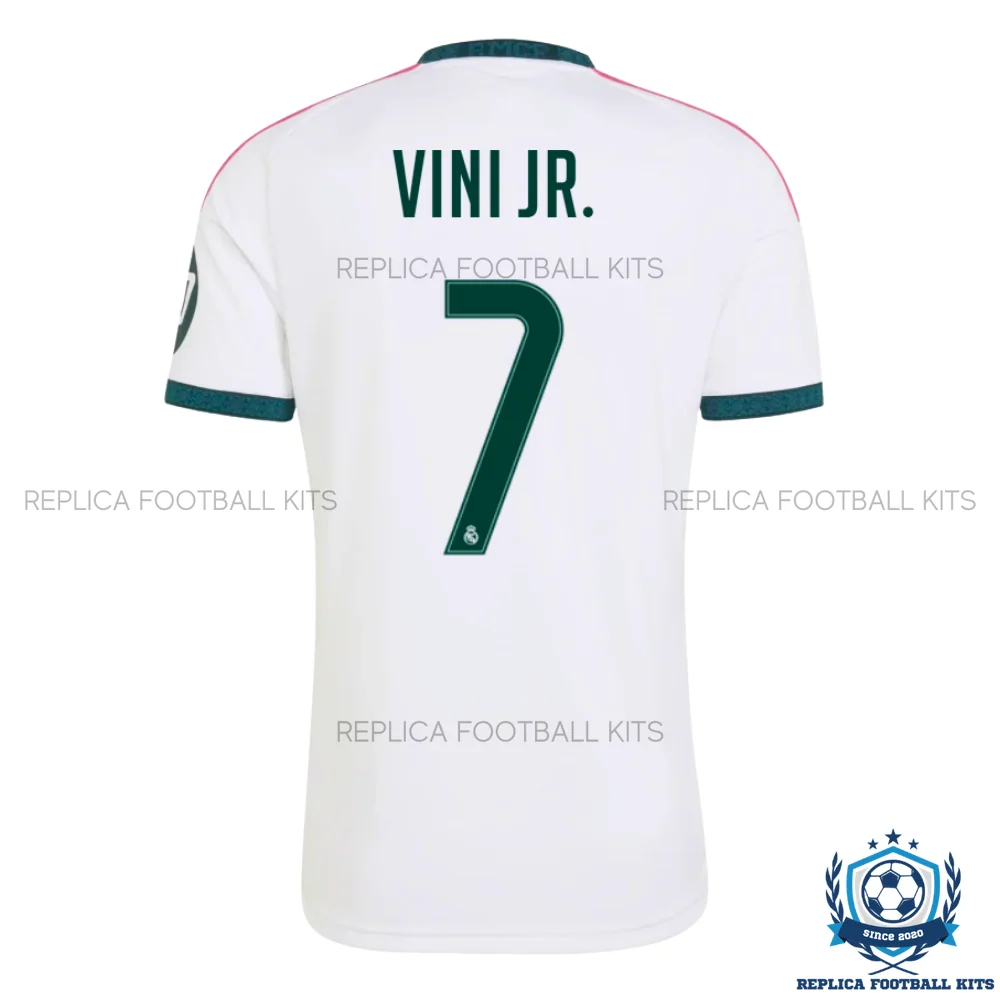 Real Madrid VINI JR. 7 Home Men Replica Football Shirt 2026/27 - back view